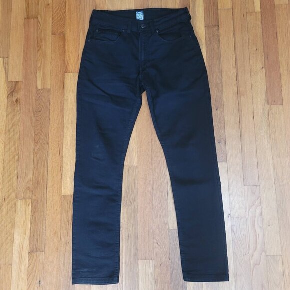 Origin DELTA FLEX JEANS Taper Fighter Fit 30 x 30 Made In USA Black D68 - Picture 1 of 3